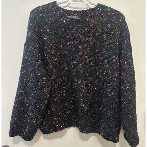 Vintage Il Punto di Firenze Italian Confetti Knit Sweater Oversized Wool Blend L